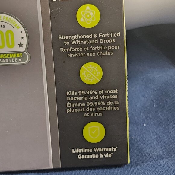 Puregear Steel 360 Antimicrobial Tempered Glass Screen Protect iPhone 2020 6.7" - Picture 7 of 16